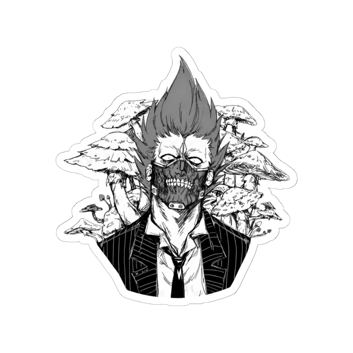 Dorohedoro - En Mushroom (black and white version)
