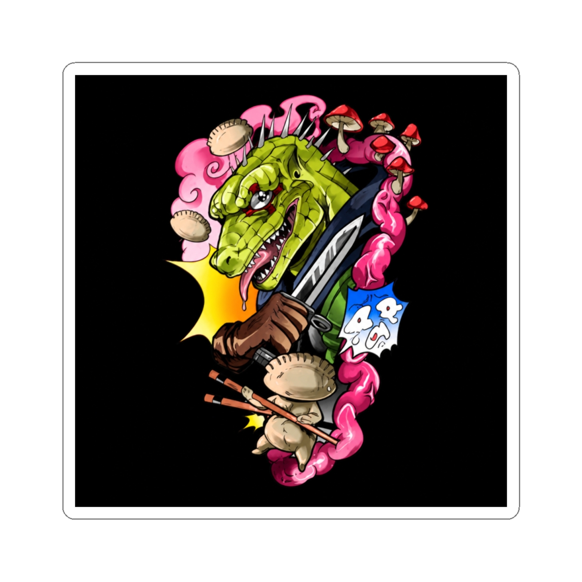 dorohedoro Sticker - alternate angle 1, merchandise