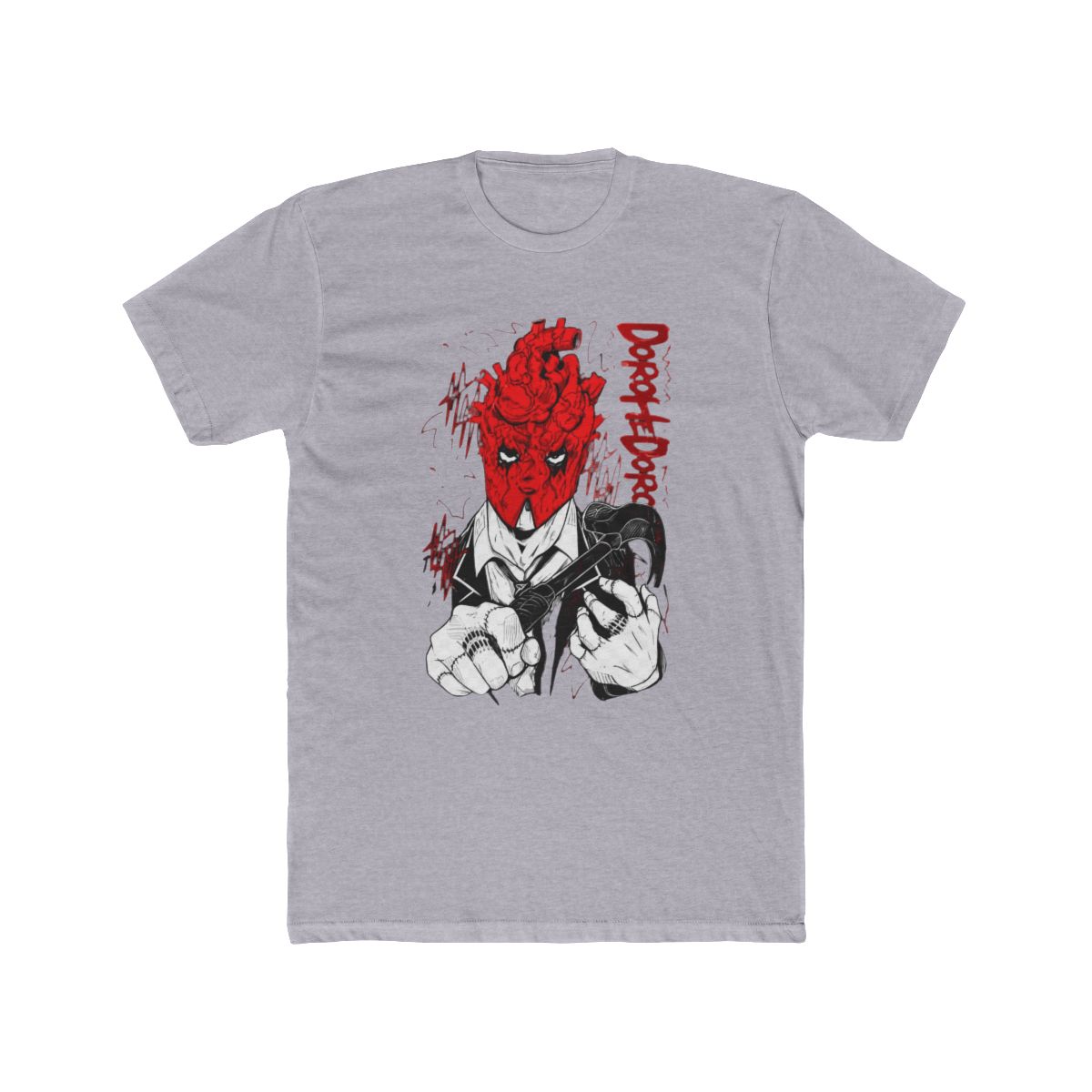 HUBGO Anime Dorohedoro Shin Kaiman Q Hayashida T Shirt Merch Casual Short Sleeved T Shirt Tee, Adult, Size: Small, Black