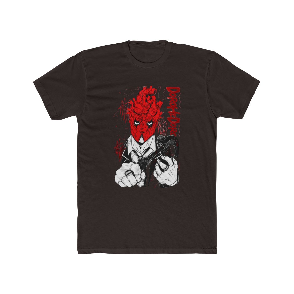 HUBGO Anime Dorohedoro Shin Kaiman Q Hayashida T Shirt Merch Casual Short Sleeved T Shirt Tee, Adult, Size: Small, Black - alternate angle 2, merchandise