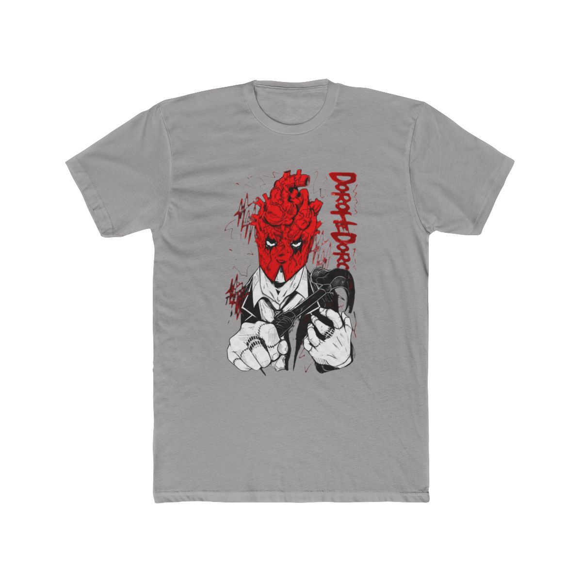 HUBGO Anime Dorohedoro Shin Kaiman Q Hayashida T Shirt Merch Casual Short Sleeved T Shirt Tee, Adult, Size: Small, Black - Official T-Shirts merchandise