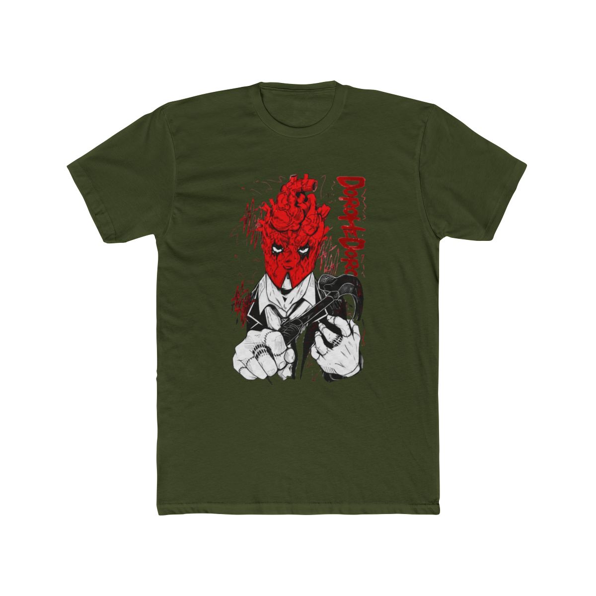 HUBGO Anime Dorohedoro Shin Kaiman Q Hayashida T Shirt Merch Casual Short Sleeved T Shirt Tee, Adult, Size: Small, Black - alternate angle 4, merchandise